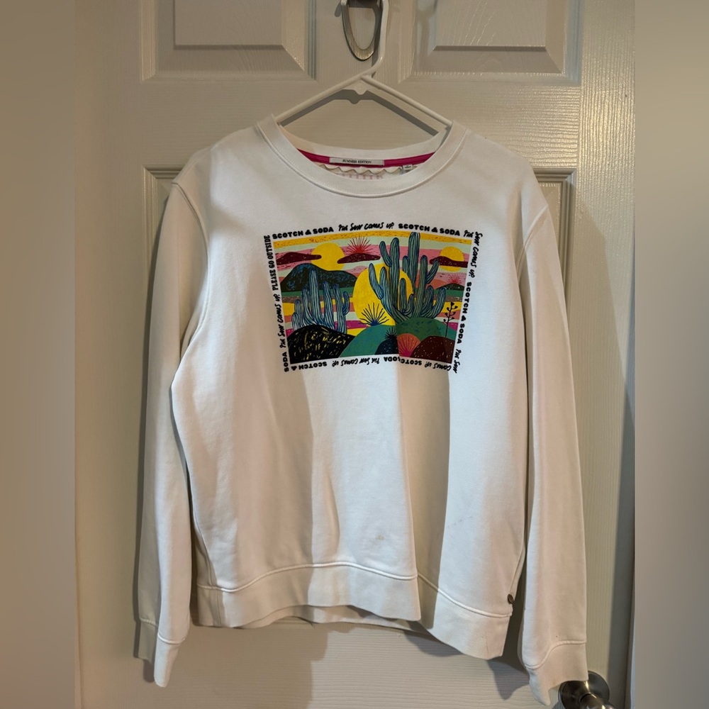 Scotch & Soda White Summer Edition Top